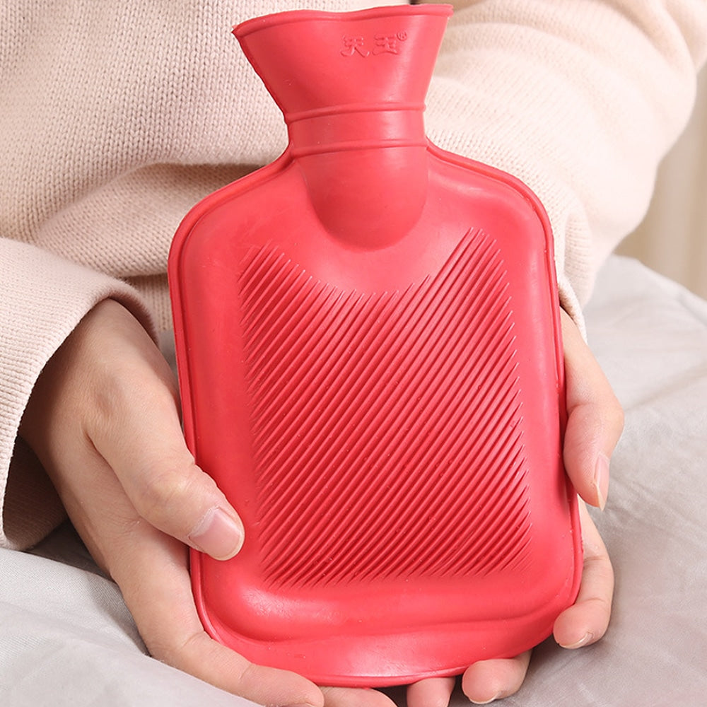 Wärmflasche 2 Liter – Rot oder Blau