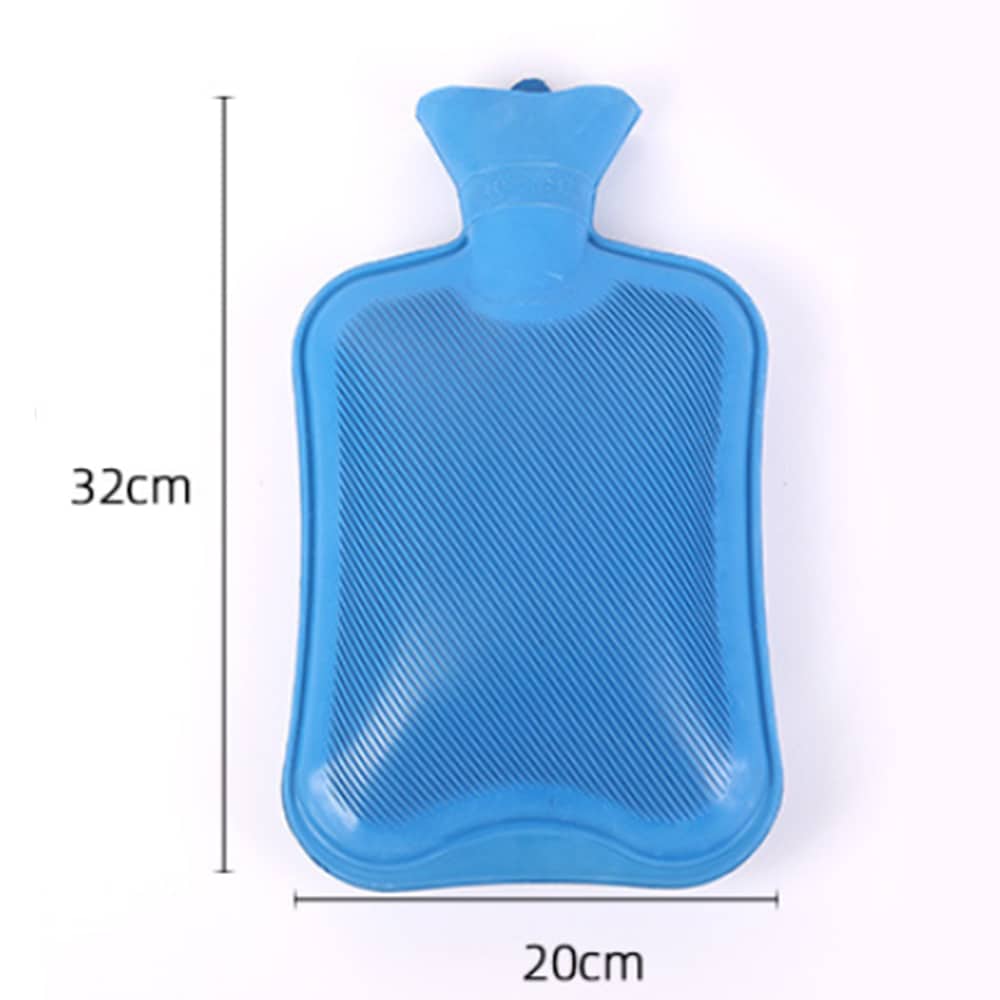 Wärmflasche 2 Liter – Rot oder Blau