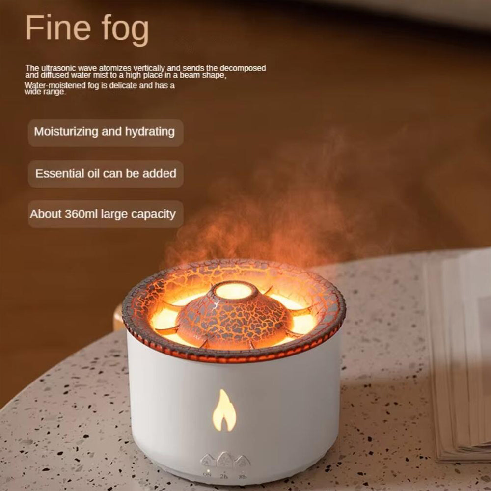 Vulkan-Luftbefeuchter & Aroma Diffuser 360 ml