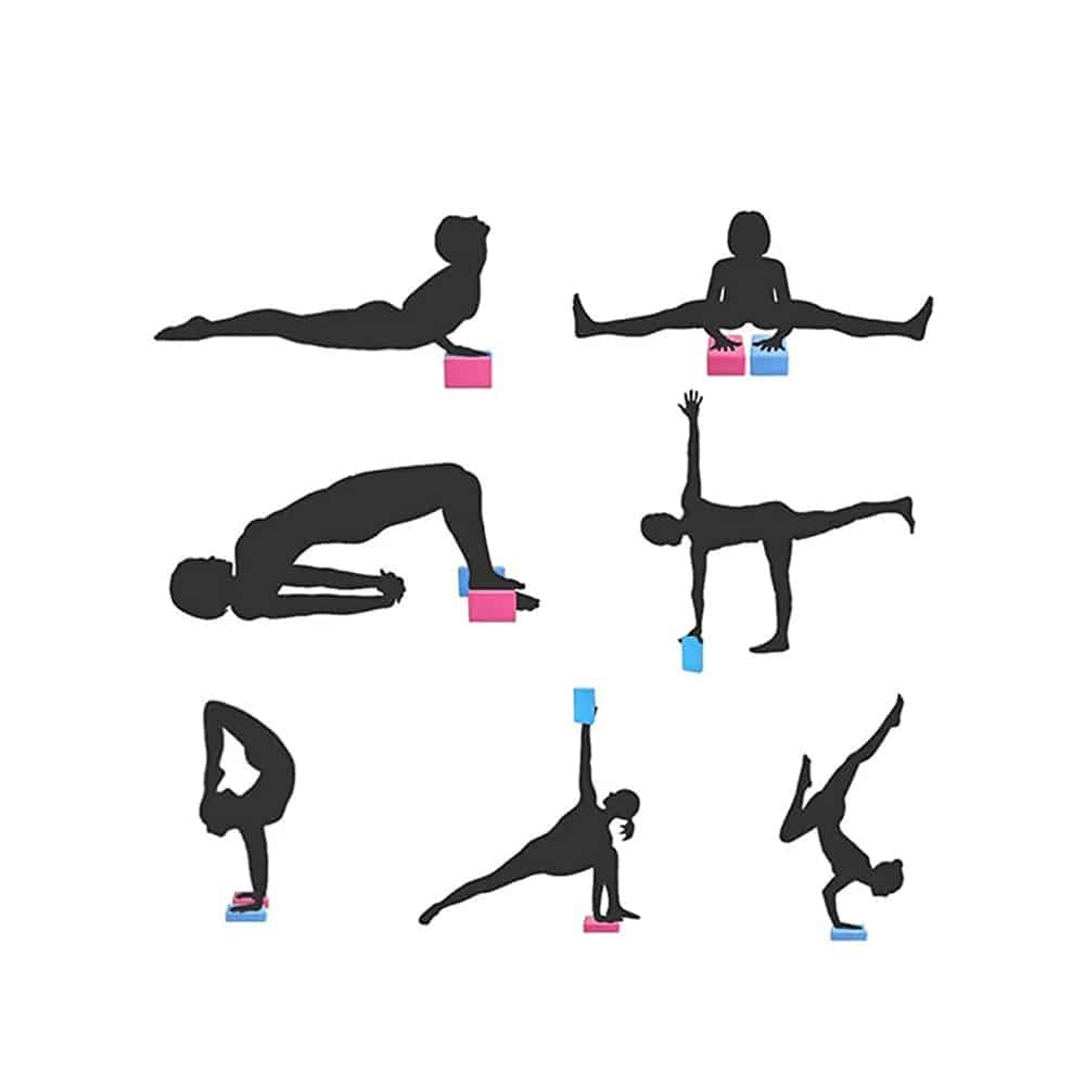 Yogablock mit abgerundeten Kanten und Ecken für mehr Komfort
