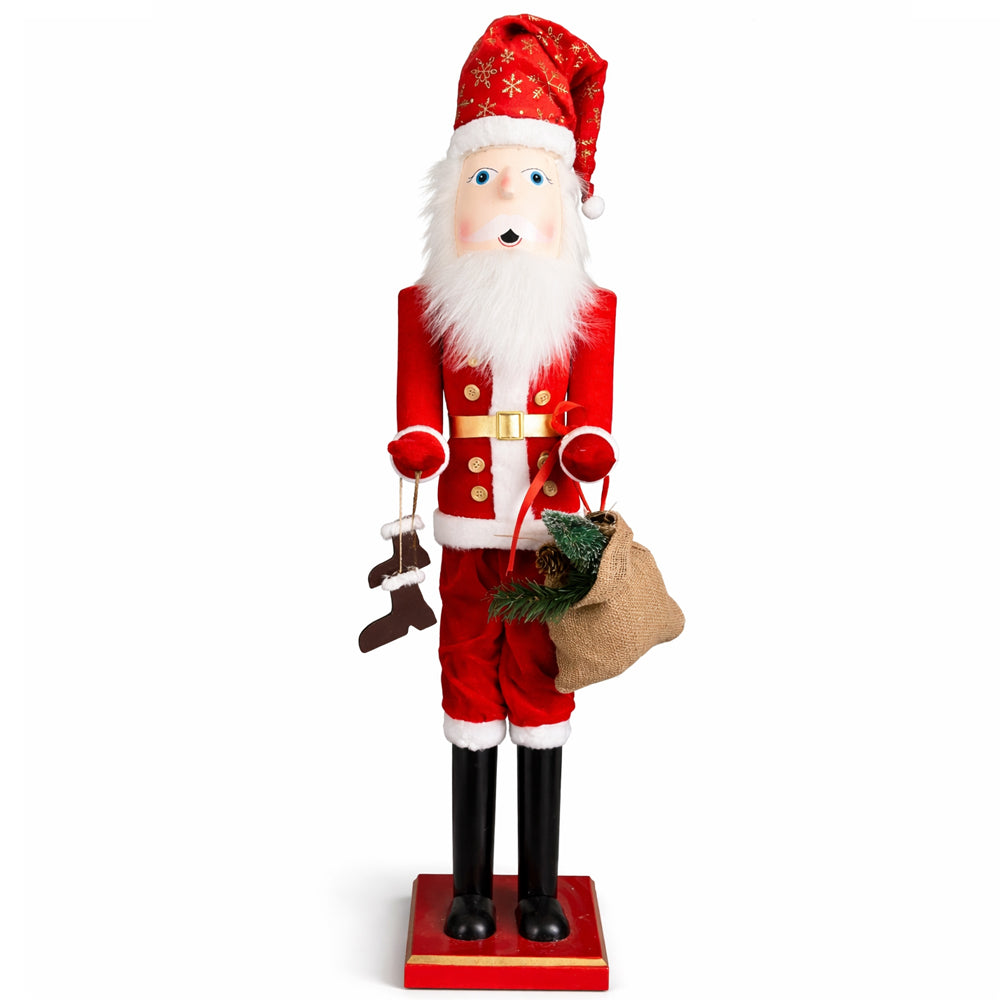 Nussknacker-Figuren aus Holz – 90 cm – 2 verschiedene Figuren