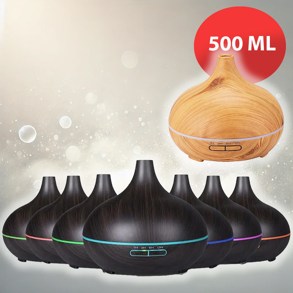 Aroma-Diffuser – 500 ml mit Holzoptik