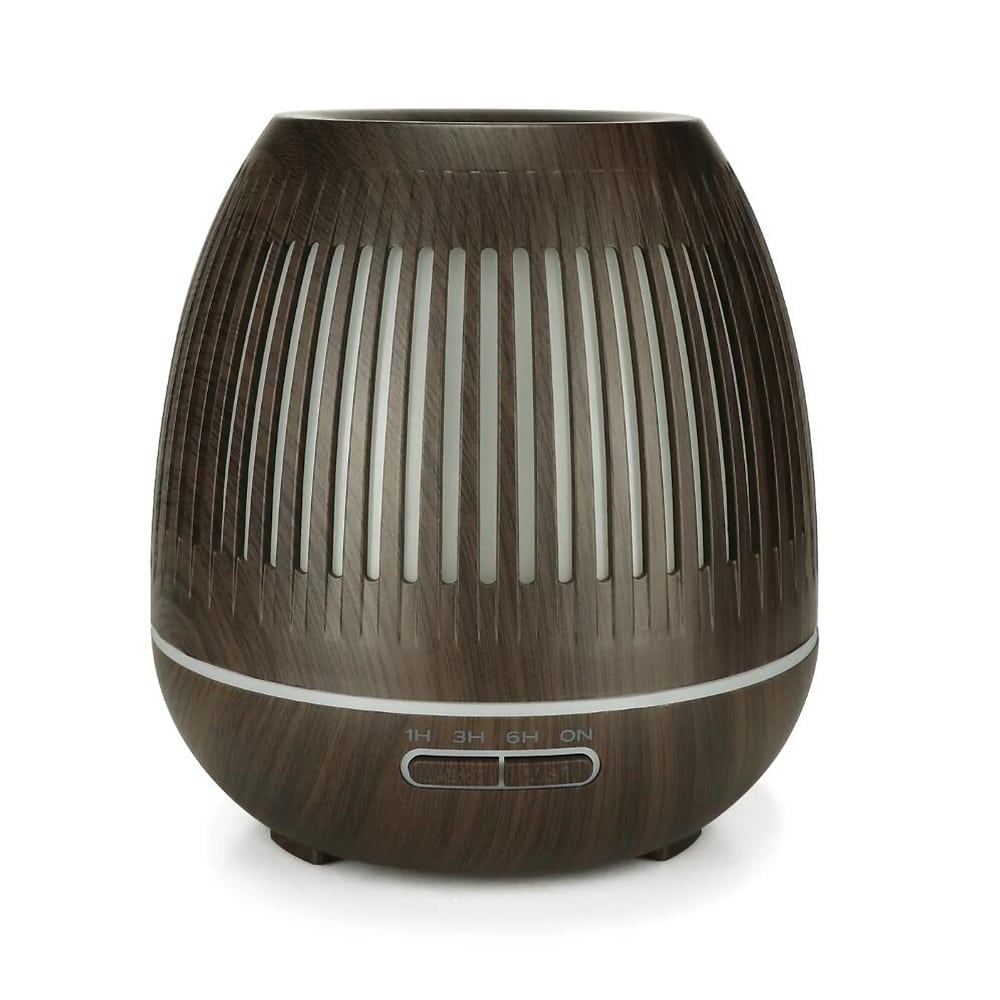 Aroma-Diffuser 400 ml mit Fernbedienung – stilvolles Design in dunkler und heller Holzoptik
