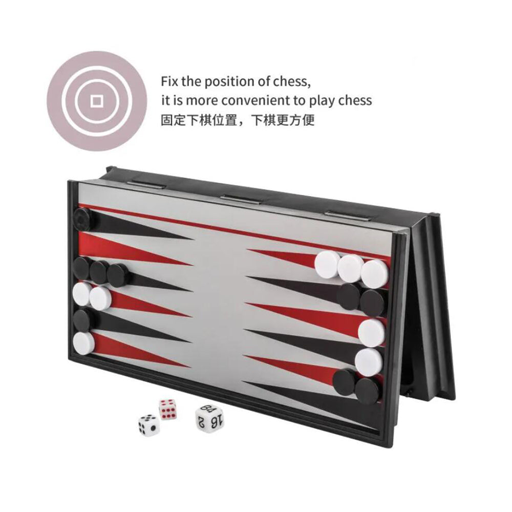 Backgammon – Magnetisches Spiel für Reisen und zu Hause
