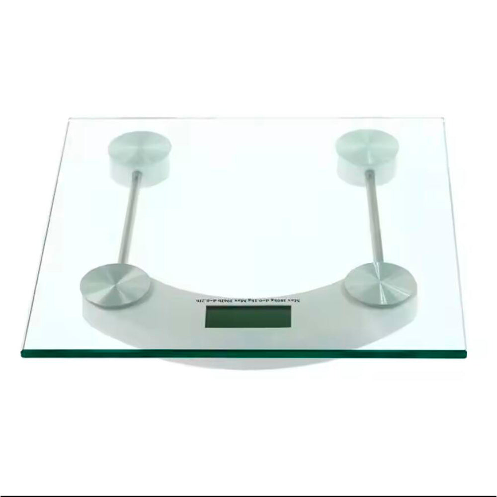 Personenwaage (180 kg) mit transparenter Glasplattform
