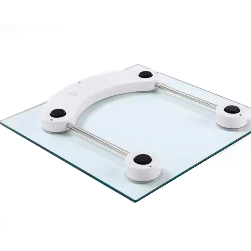 Personenwaage (180 kg) mit transparenter Glasplattform