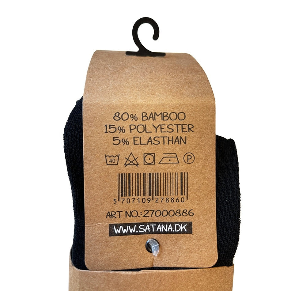 Bambus Söckchen 10 Paar (schwarz)
