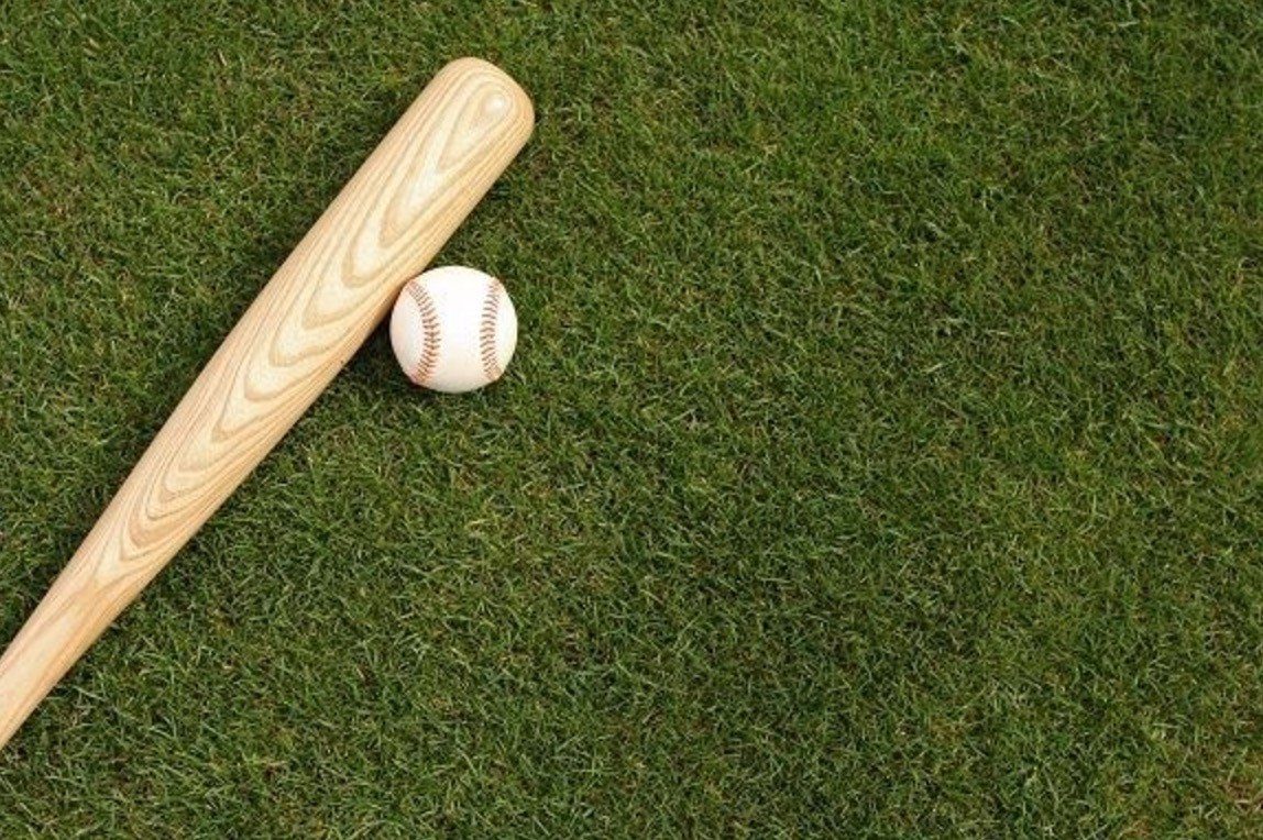 Baseballschläger aus Holz inkl. Ball
