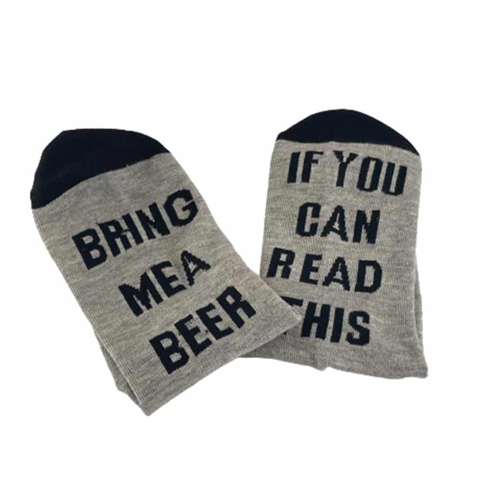 "Bring me a beer" Socken in Einheitsgröße