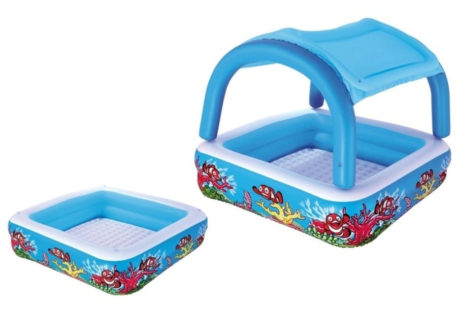 Pool mit "Sonnendach" von Bestway