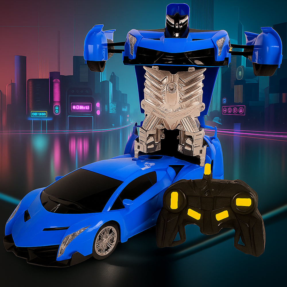 Ferngesteuertes Transformer-Auto mit Sound- und Lichteffekten