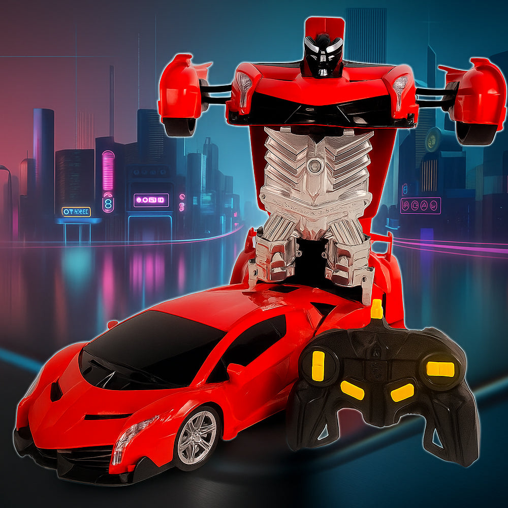 Ferngesteuertes Transformer-Auto mit Sound- und Lichteffekten