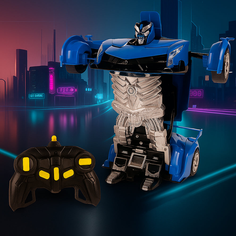 Ferngesteuertes Transformer-Auto mit Sound- und Lichteffekten