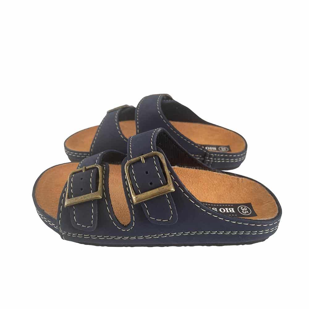 Sandalen für Kinder mit Riemen Modell Bio Style - braun oder marineblau