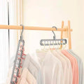Kleiderbügel-Organizer für 9 Kleidungsstücke - Grau