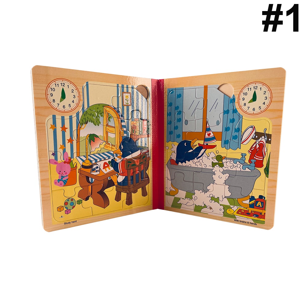 Mein kleines Puzzlebuch – Puzzles für die Kleinsten mit lustigen Motiven