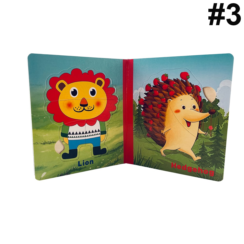 Mein kleines Puzzlebuch – Puzzles für die Kleinsten mit lustigen Motiven