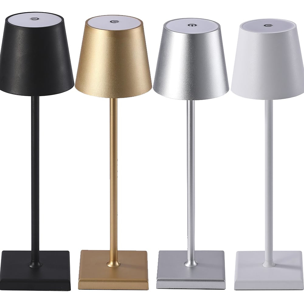 LED-Tischlampe mit Touch-Funktion – kabellos – 4 Farben