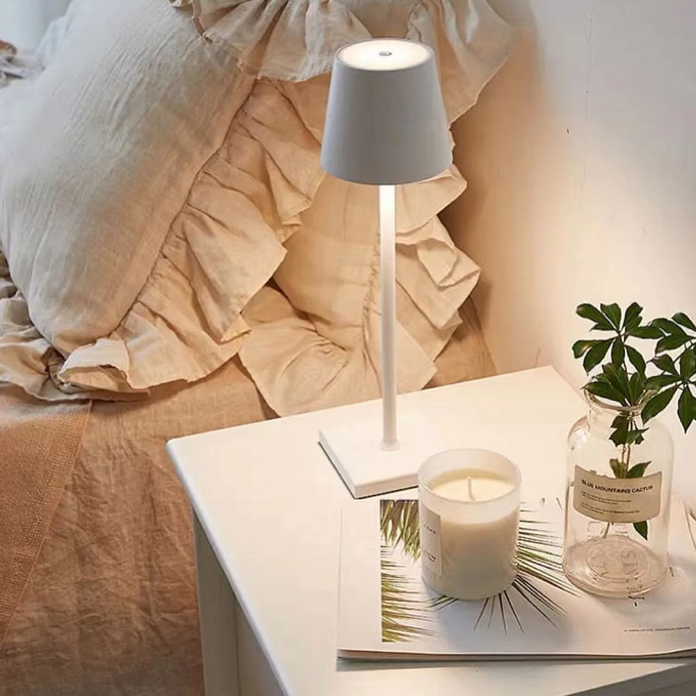 LED-Tischlampe mit Touch-Funktion – kabellos – 4 Farben