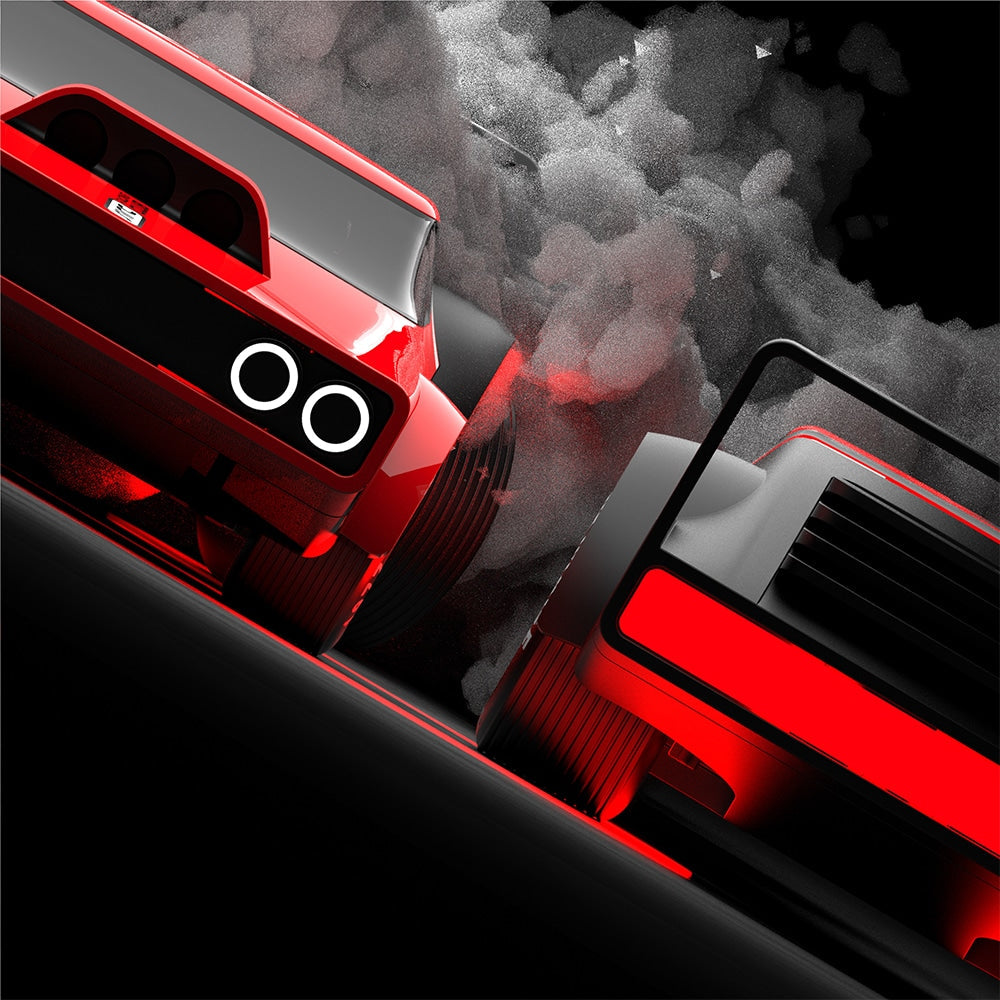Burnout Drifter – Ferngesteuertes Auto mit Rauch-, Sound- und Lichteffekten!