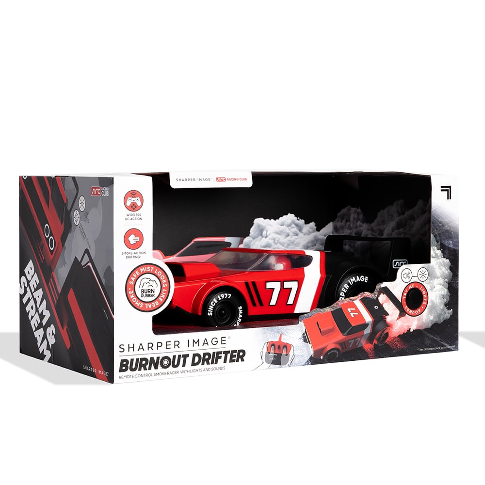 Burnout Drifter – Ferngesteuertes Auto mit Rauch-, Sound- und Lichteffekten!