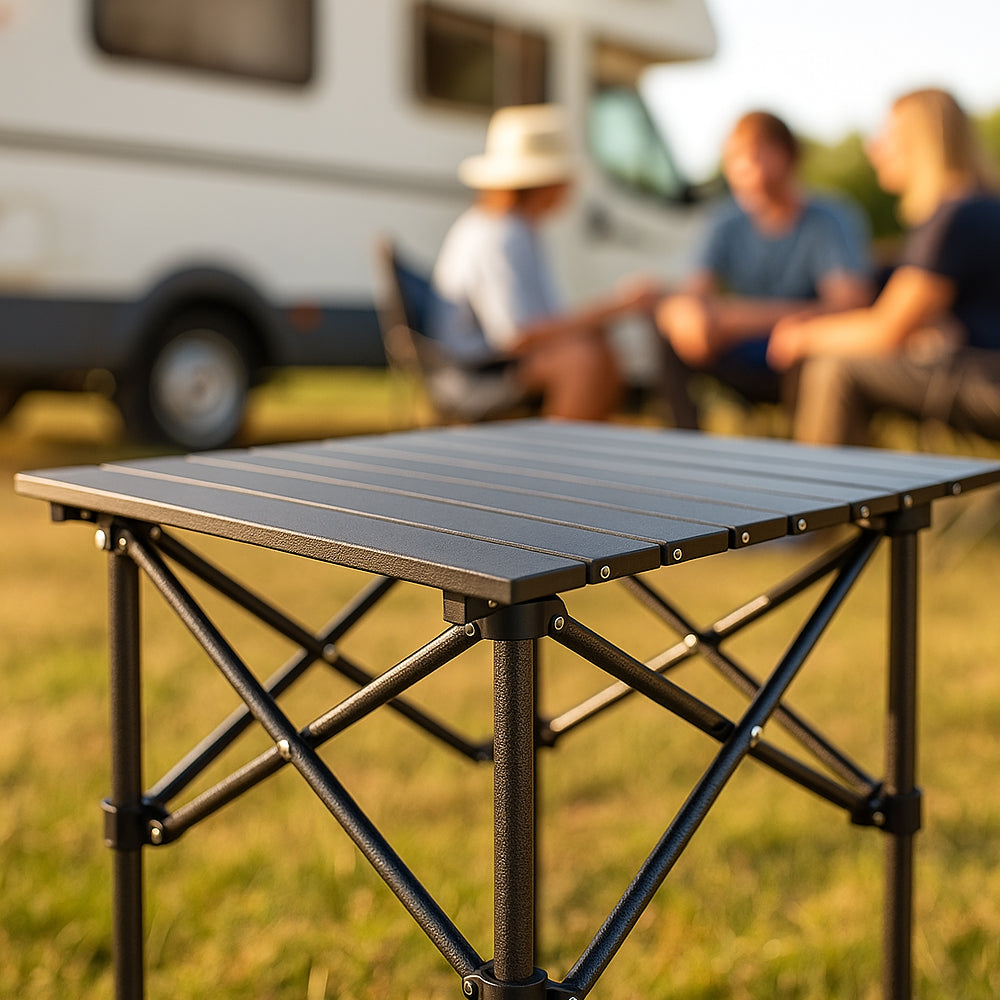 Klappbarer Campingtisch aus Kohlenstoffstahl
