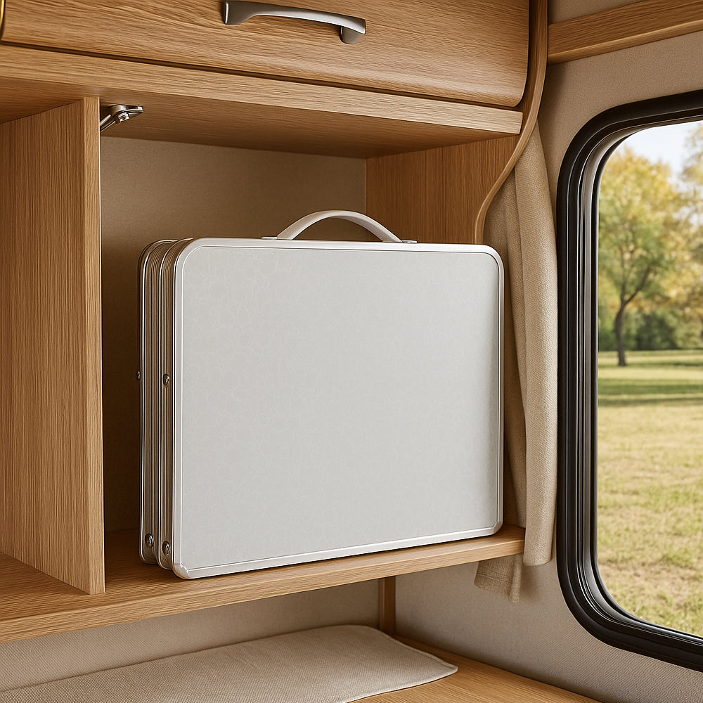Klappbarer leichter Campingtisch aus Aluminium