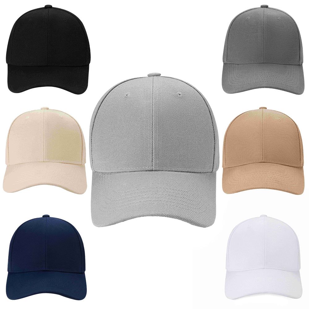 Baseballkappe einfarbig - in vielen Farben!