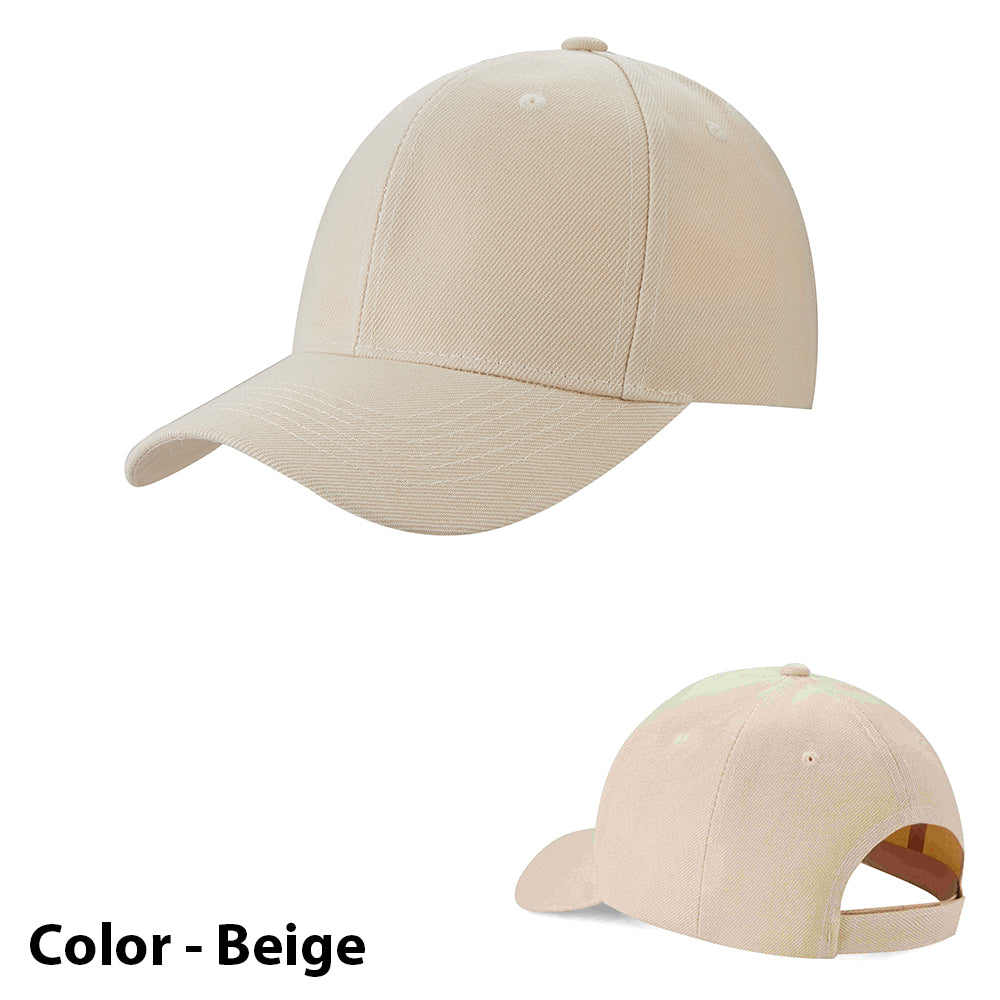 Baseballkappe einfarbig - in vielen Farben!