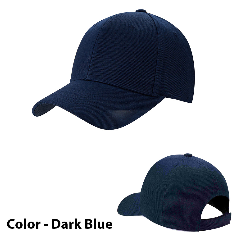 Baseballkappe einfarbig - in vielen Farben!