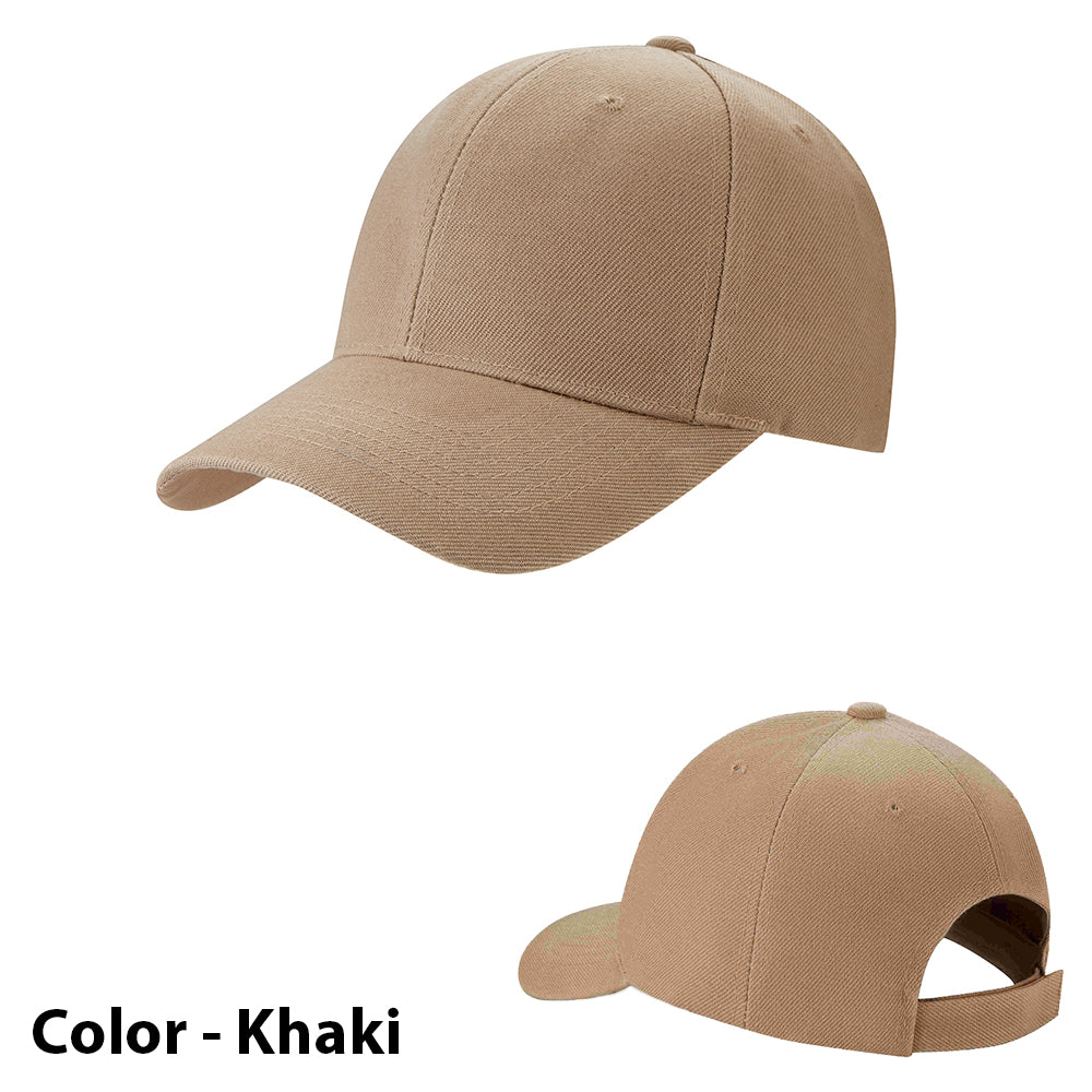 Baseballkappe einfarbig - in vielen Farben!
