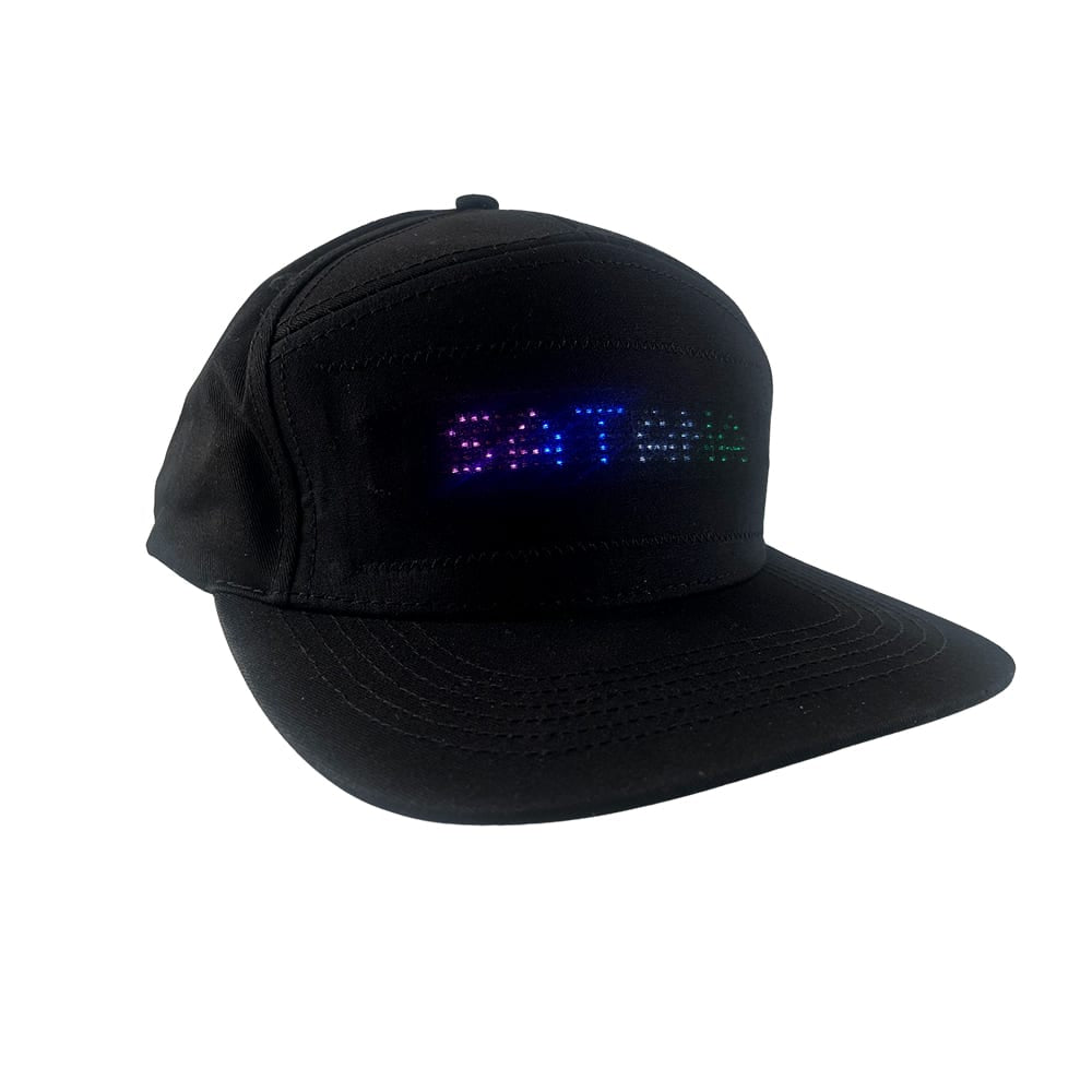 Kappe mit LED-Display – Bluetooth
