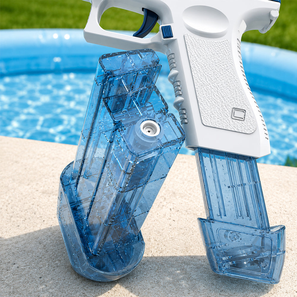 Elektrische Wasserpistole – Glock mit 2 Magazinen