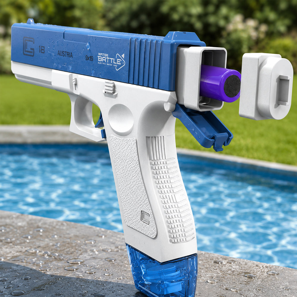 Elektrische Wasserpistole – Glock mit 2 Magazinen