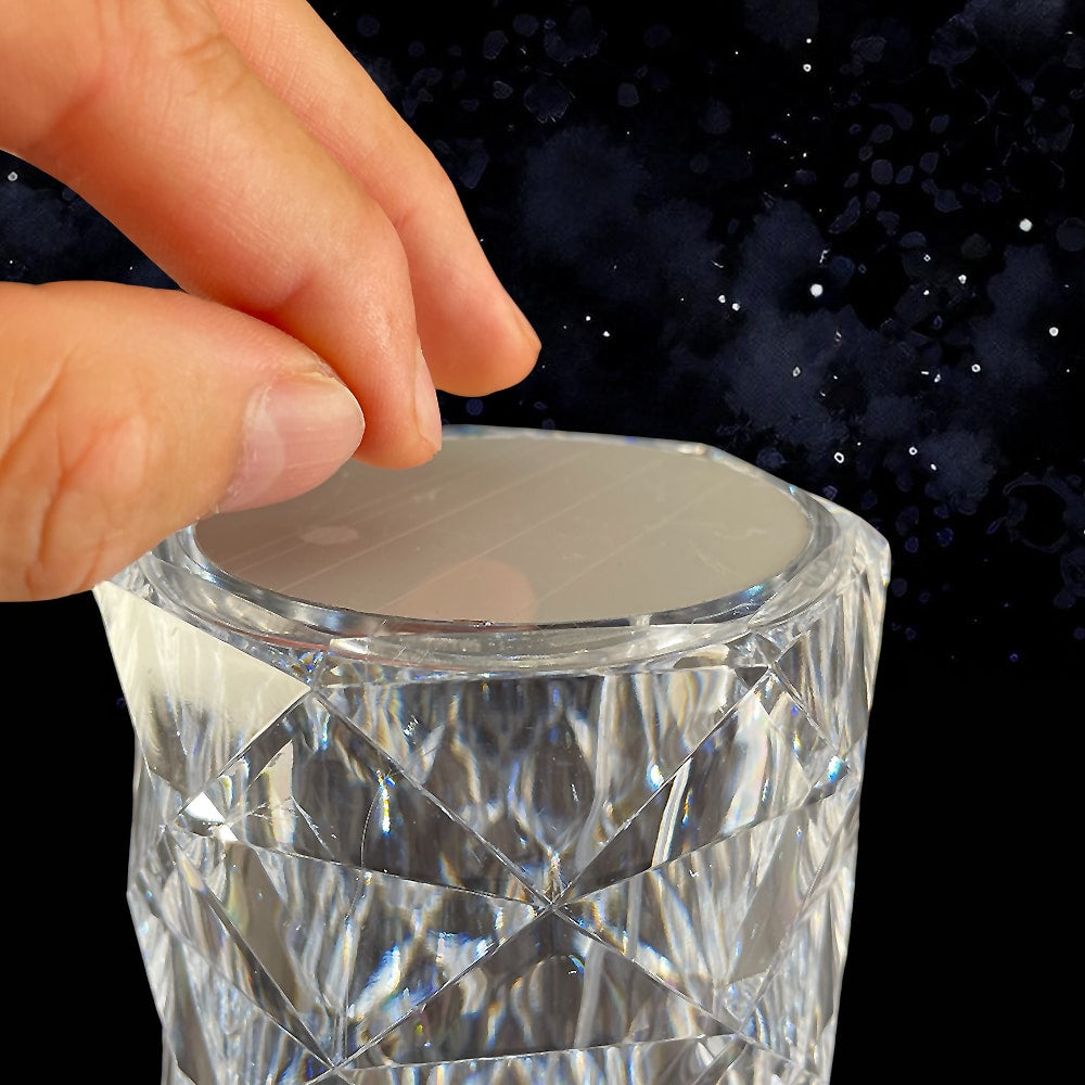 Kristall-Tischlampe mit Touch-Funktion