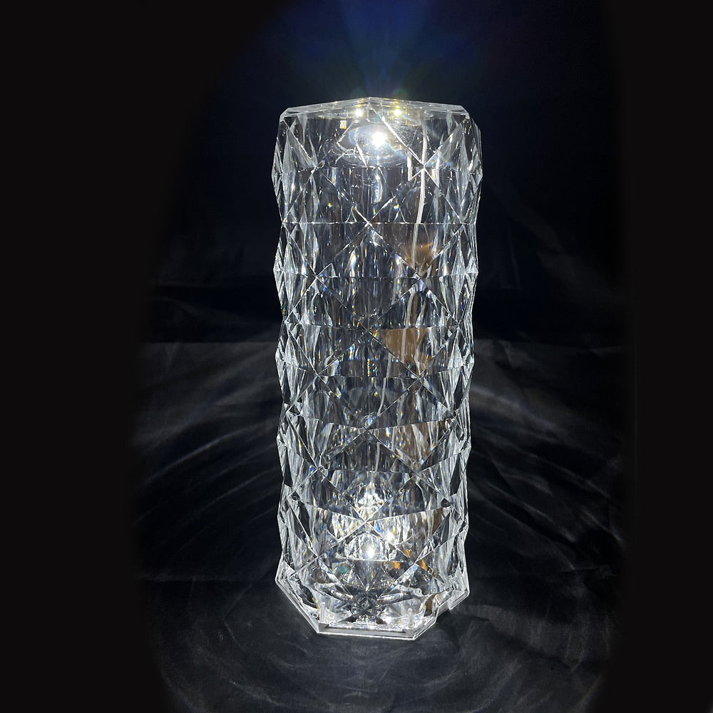 Kristall-Tischlampe mit Touch-Funktion