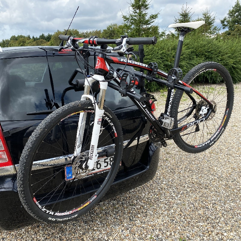 Fahrradträger für Autos ohne Anhängerkupplung (Platz für 2 Fahrräder)