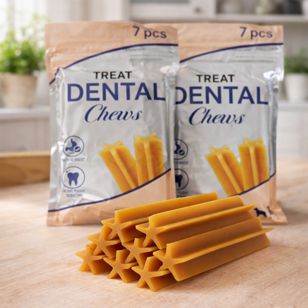 Dental-Kauknochen für Hunde – gesunde Maulhygiene & frischer Atem (7x4) 560 g