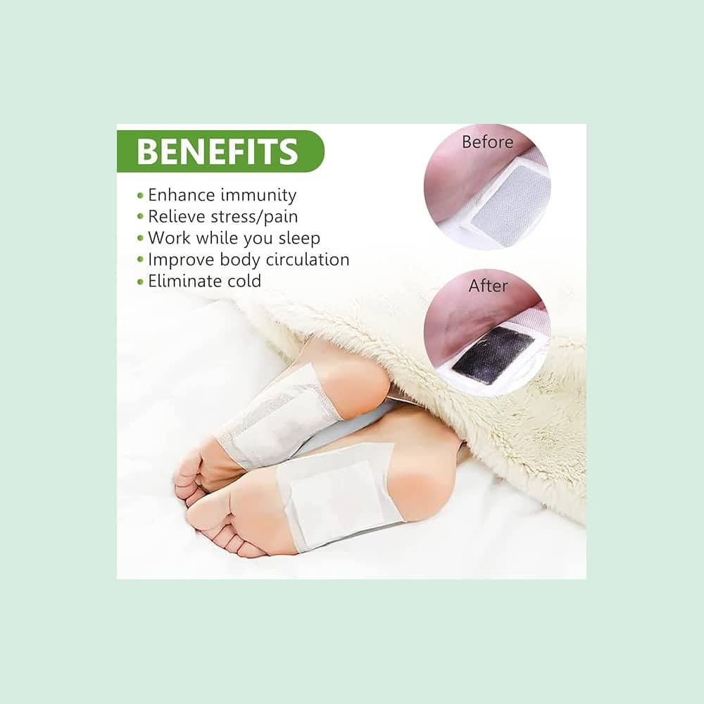 Detox Foot Patches Fuß Pflaster- 5 Tage Kur (10stk)