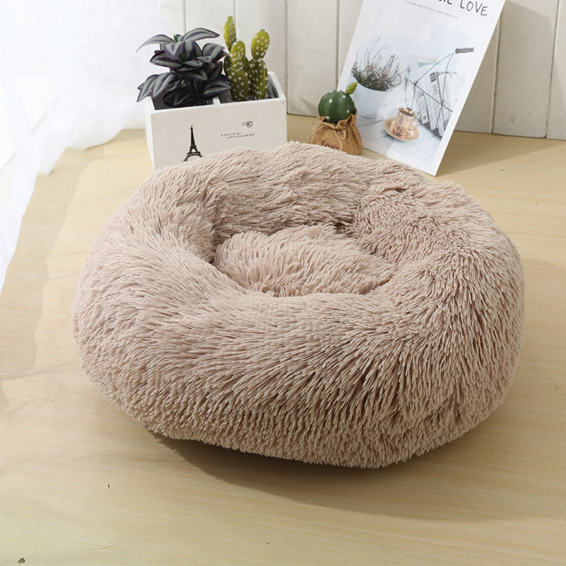 Weiches und beruhigendes Donut-Hundebett (Viele Farben)