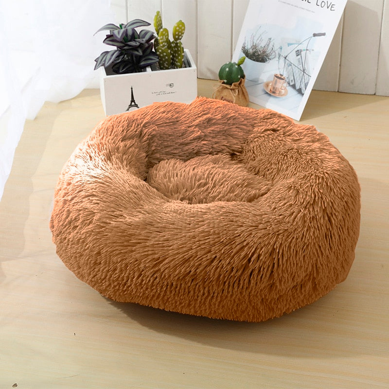 Weiches und beruhigendes Donut-Hundebett (Viele Farben)
