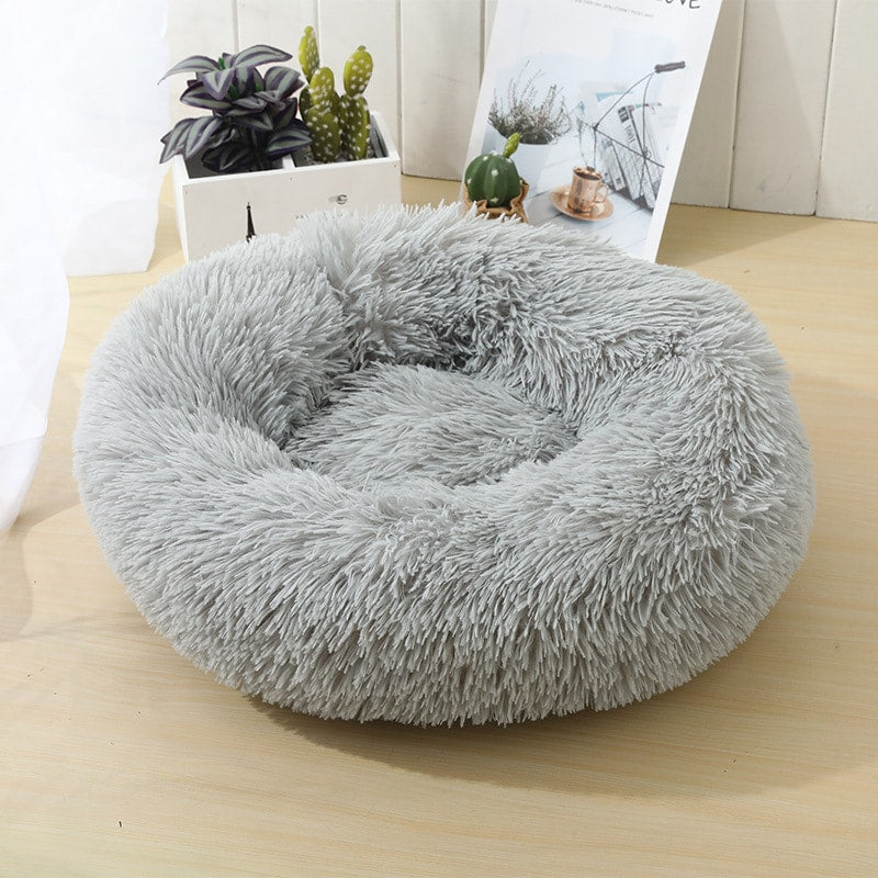 Weiches und beruhigendes Donut-Hundebett (Viele Farben)