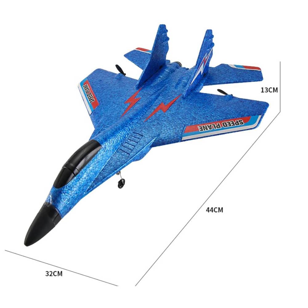 Ferngesteuerte Drohne/Flugzeug mit Gyroskop – Modell MI 29 – Blau oder Rot