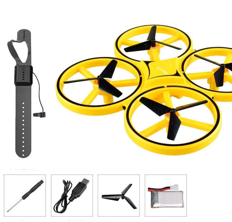 Drohne - handgesteuert -Quadrocopter (Gyro &amp; LED)