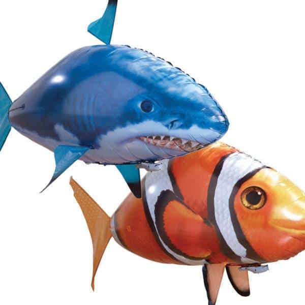 Aufblasbarer fliegender Fisch - ferngesteuert (Hai oder Clownfisch/Anemonenfisch/Nemo)