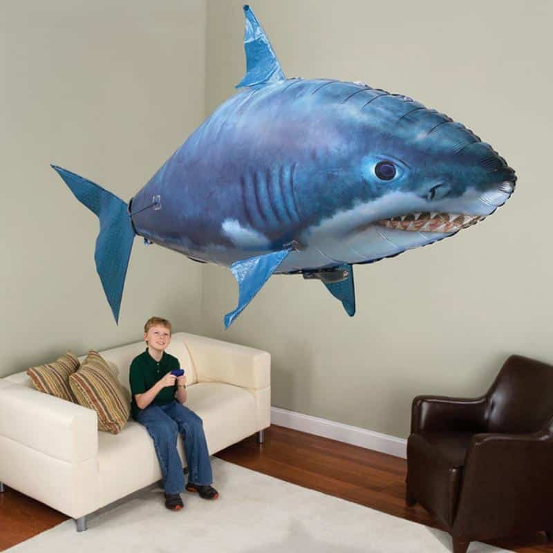 Aufblasbarer fliegender Fisch - ferngesteuert (Hai oder Clownfisch/Anemonenfisch/Nemo)