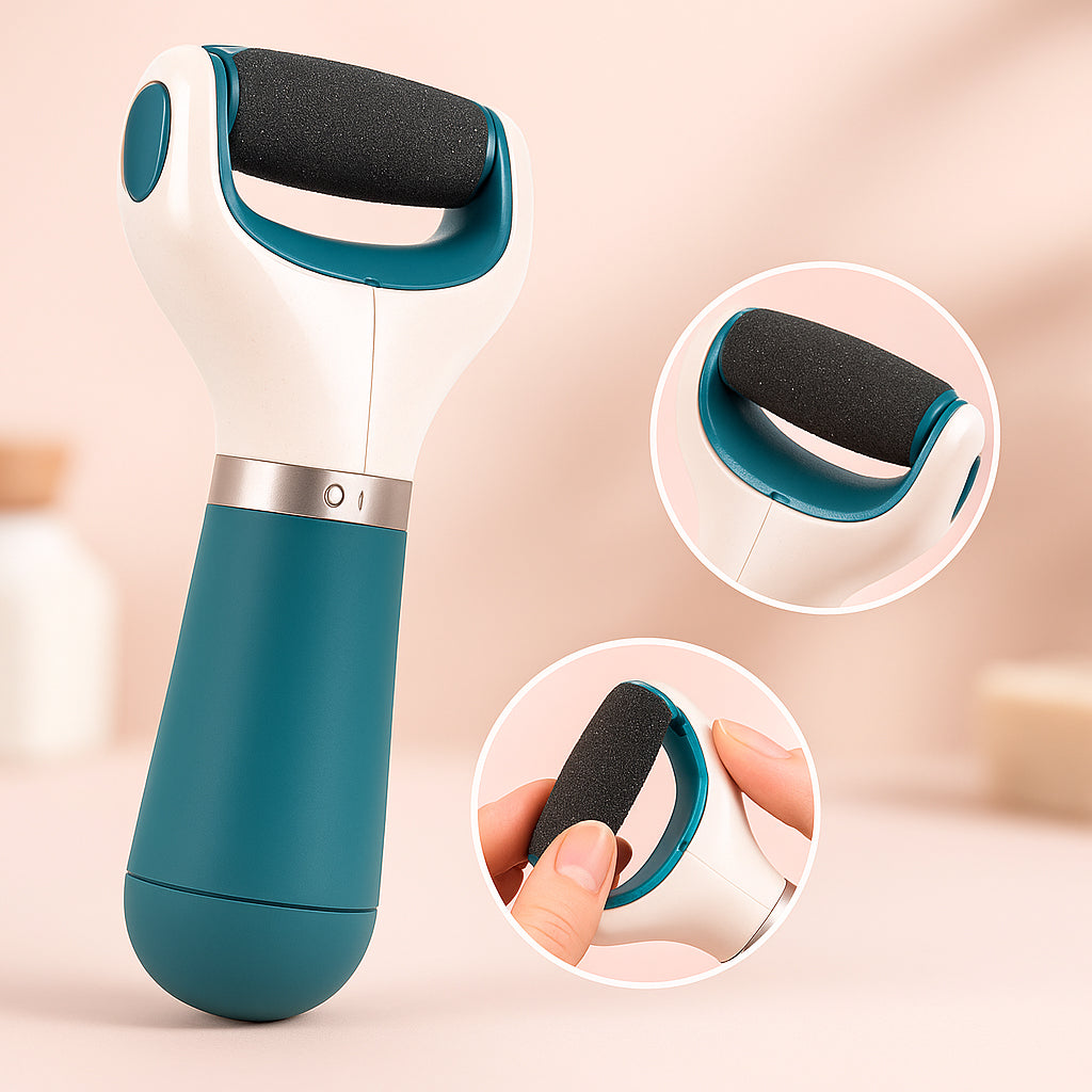 Elektrische Fußfeile Mit 60 Schleifpads – Professioneller Hornhautentferner, USB-betrieben, Bis 5000 U/min