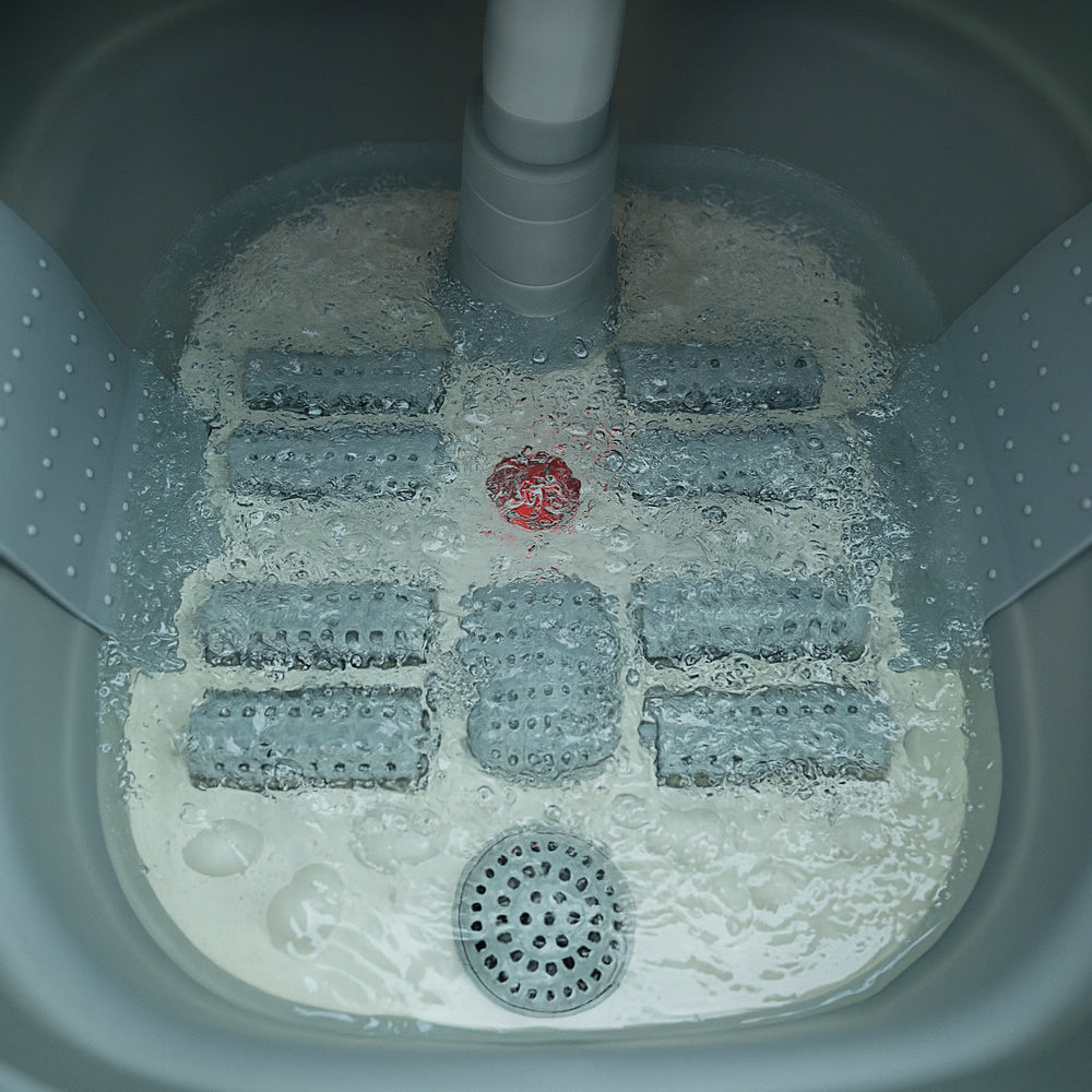 Faltbares Luxus-Fußbad mit Massage, Temperaturregelung &amp; Fernbedienung