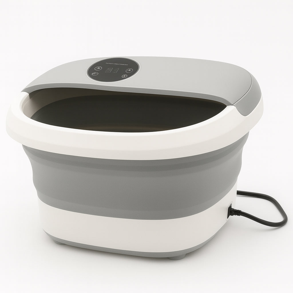 Faltbares Luxus-Fußbad mit Massage, Temperaturregelung &amp; Fernbedienung