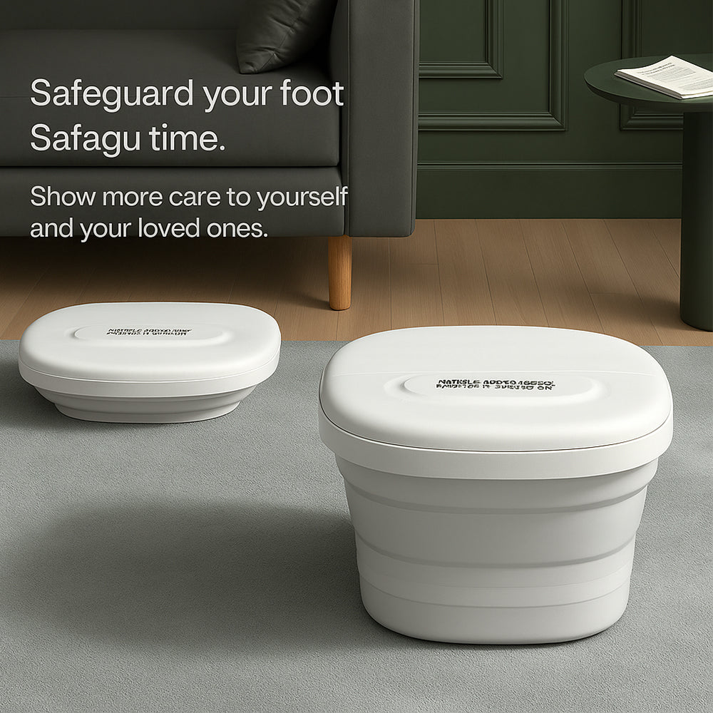 Faltbares Fußspa – Starke Wärme und Tiefenmassage